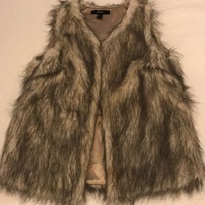 Forever 21 fur vest